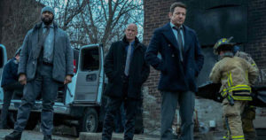 steve, ian e mike em o dono de kingstown