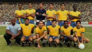 foto da seleção brasileira de 1970 na minisérie brasil 70: a saga do tri